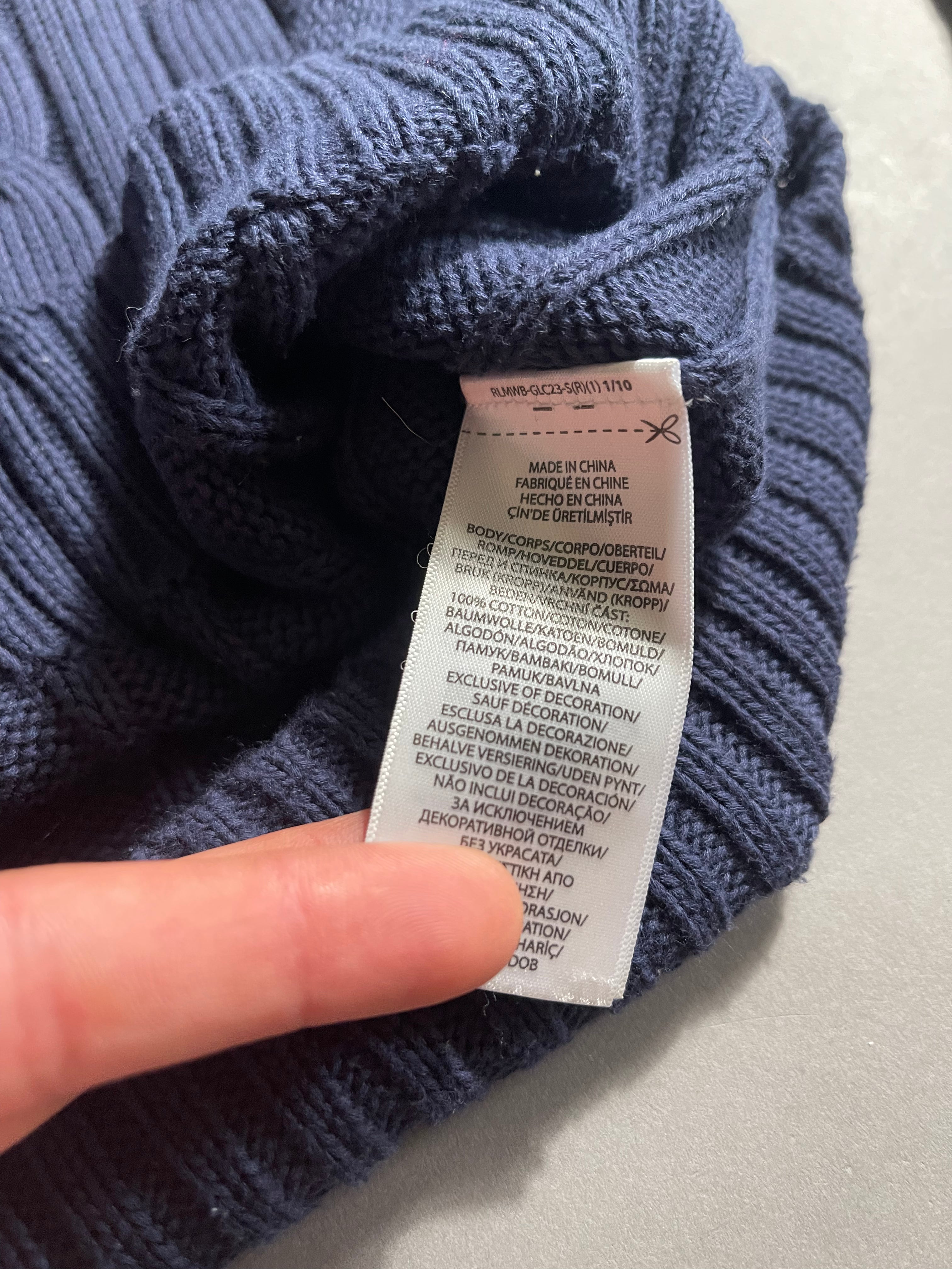 Ralph Lauren Vintage Y2K Knit Sweatshirt M Womens