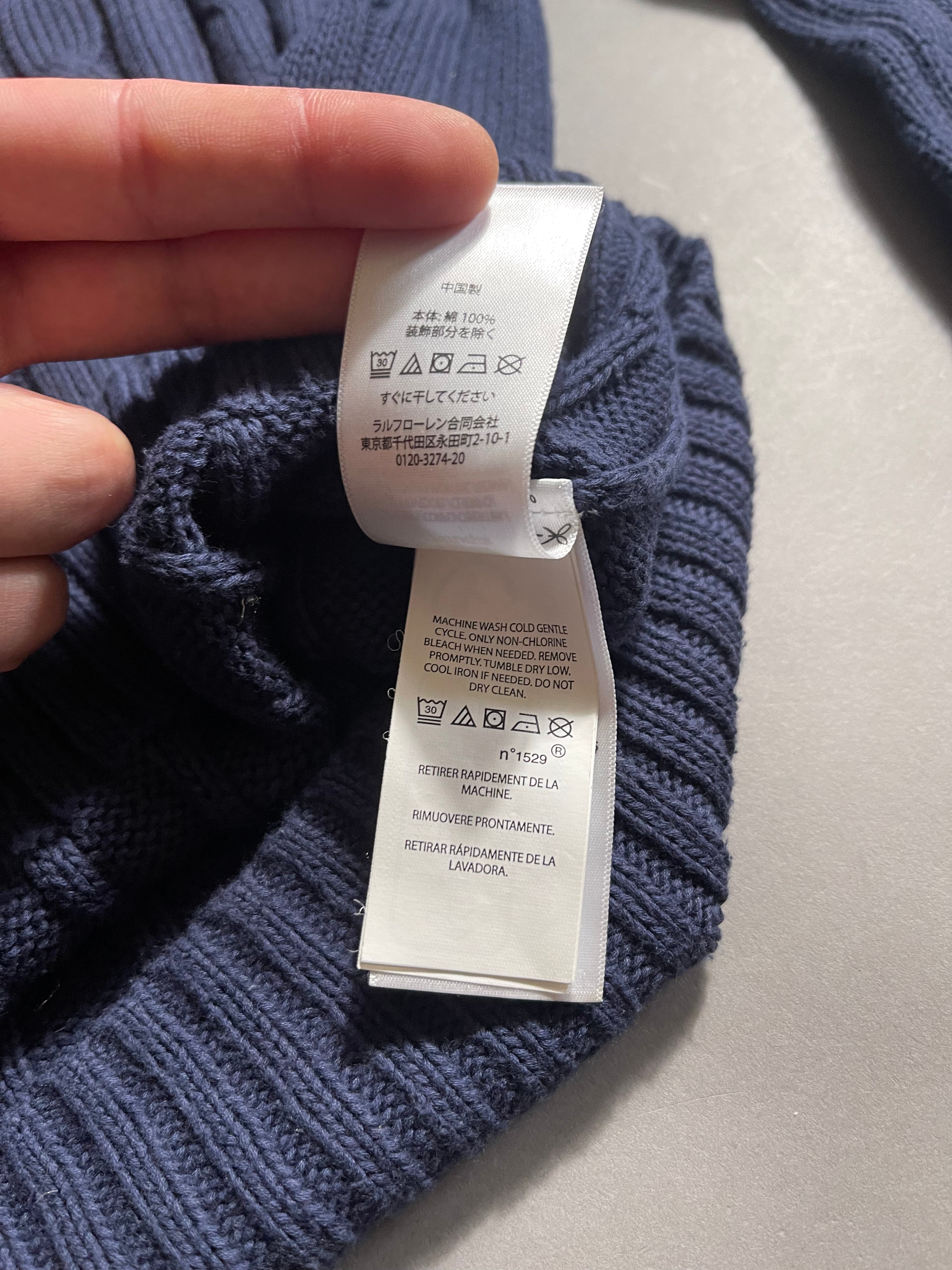 Ralph Lauren Vintage Y2K Knit Sweatshirt M Womens