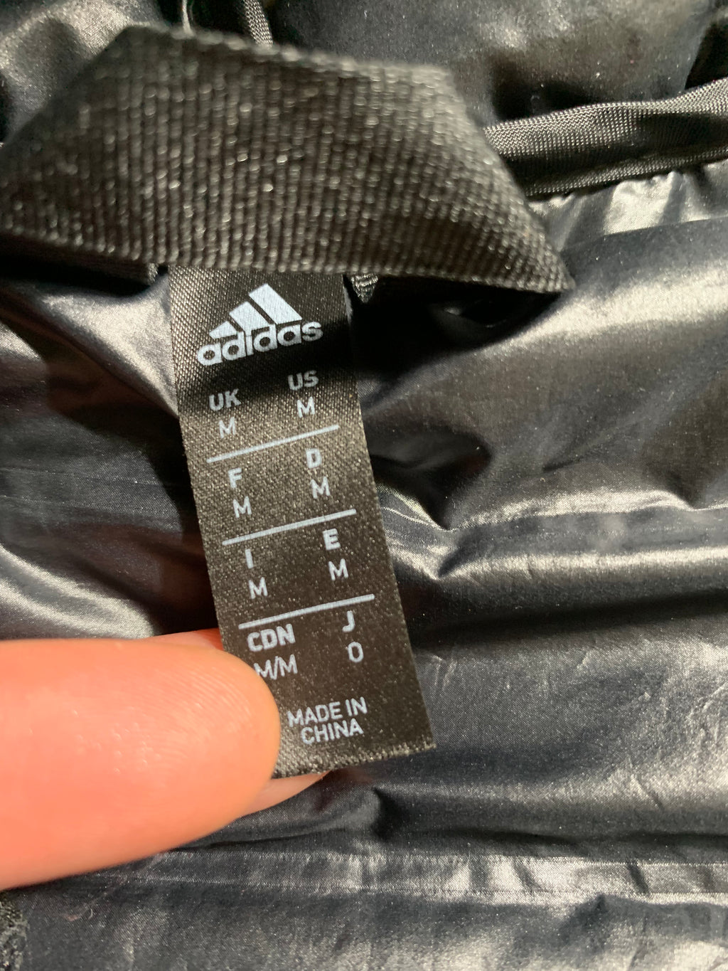 Adidas Vintage Y2K Quilted  Puffer Jacket M Mens