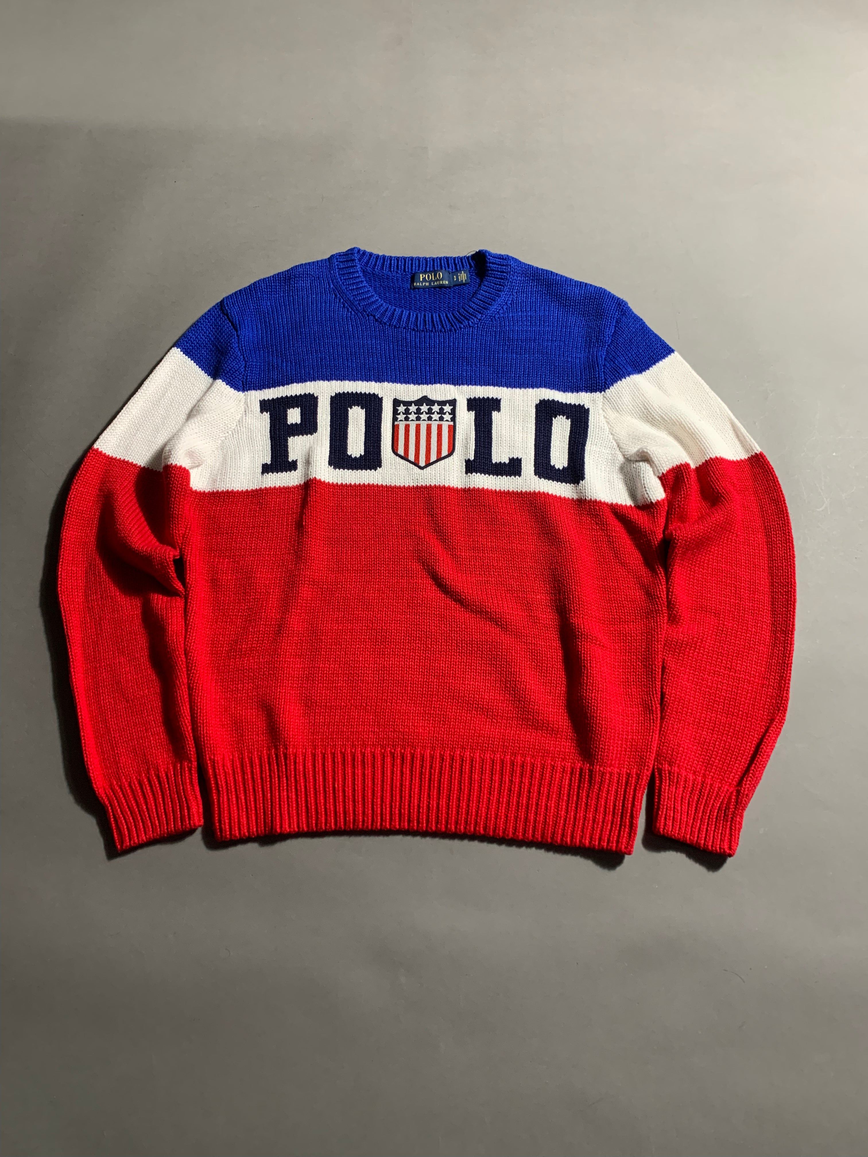 Polo Ralph Lauren USA Vintage Y2K Sweatshirt S Mens
