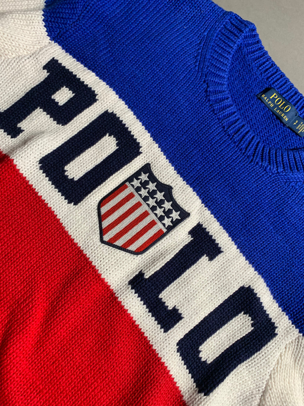 Polo Ralph Lauren USA Vintage Y2K Sweatshirt S Mens