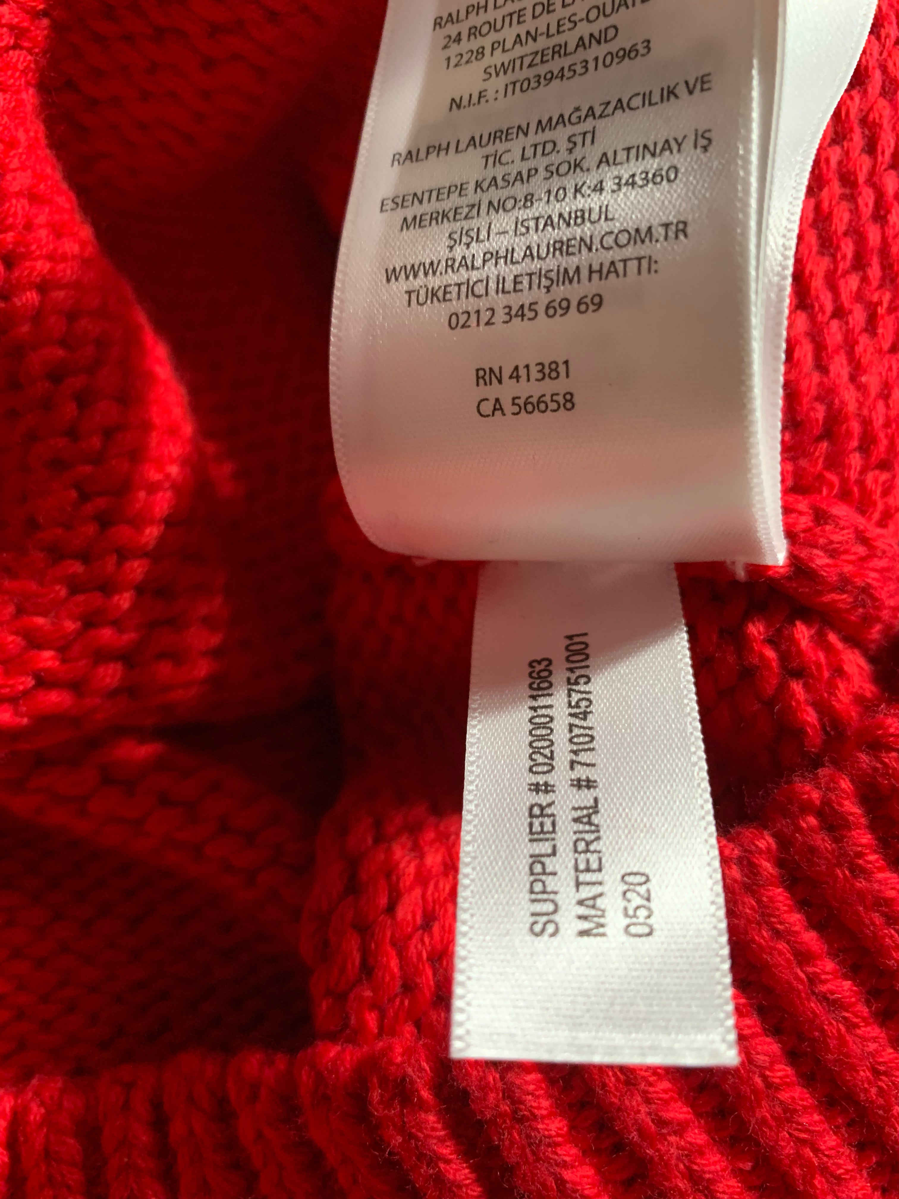 Polo Ralph Lauren USA Vintage Y2K Sweatshirt S Mens