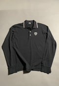 Lamborghini Y2K Polo Shirt Long Sleeve L Mens