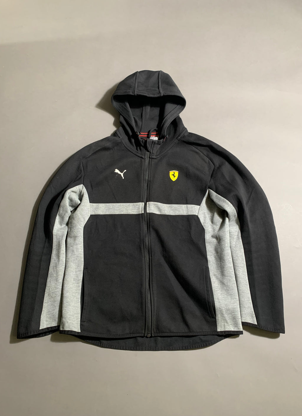 Puma x Ferrari Vintage Y2K Zip Hoodie M Mens