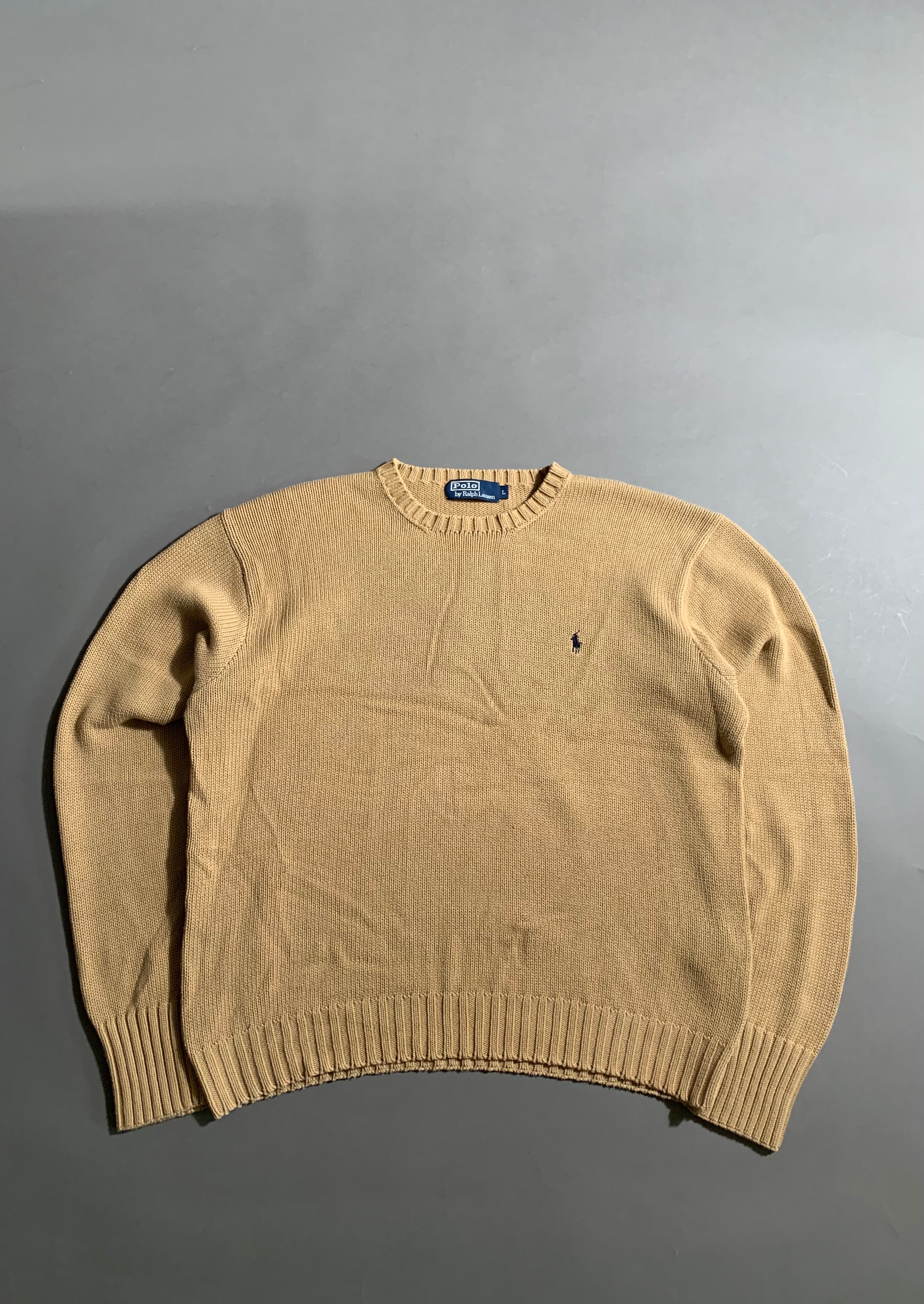 Polo Ralph Lauren Vintage Y2K Sweatshirt Knit M Mens