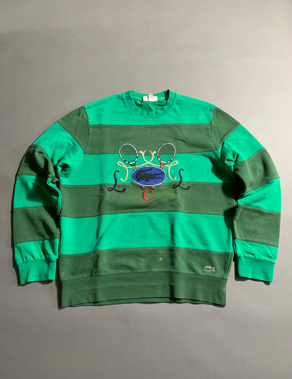 Lacoste Vintage Y2K Sweatshirt Knit L Mens